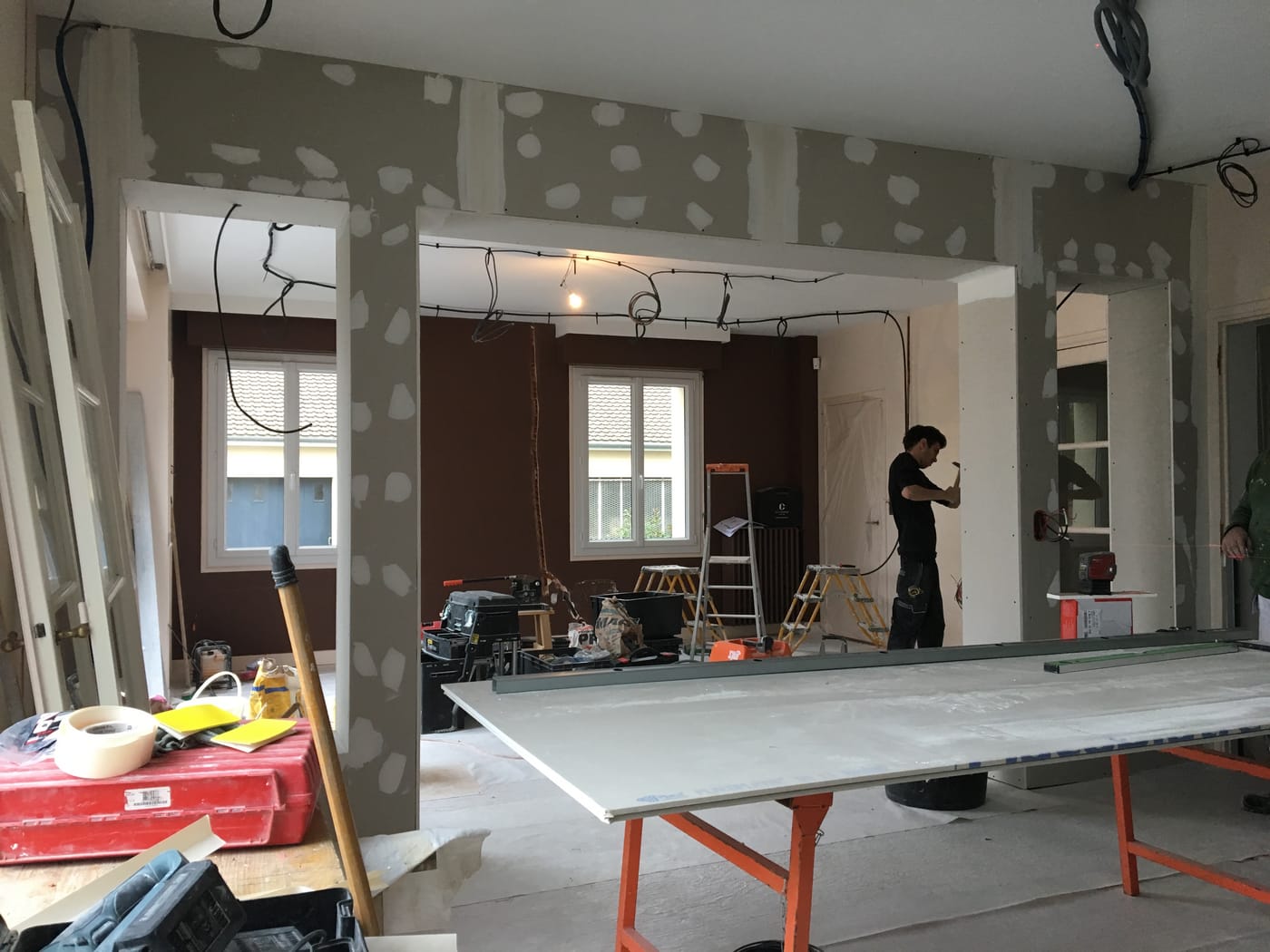 Ploum & compagnie — avant ou pendant les travaux