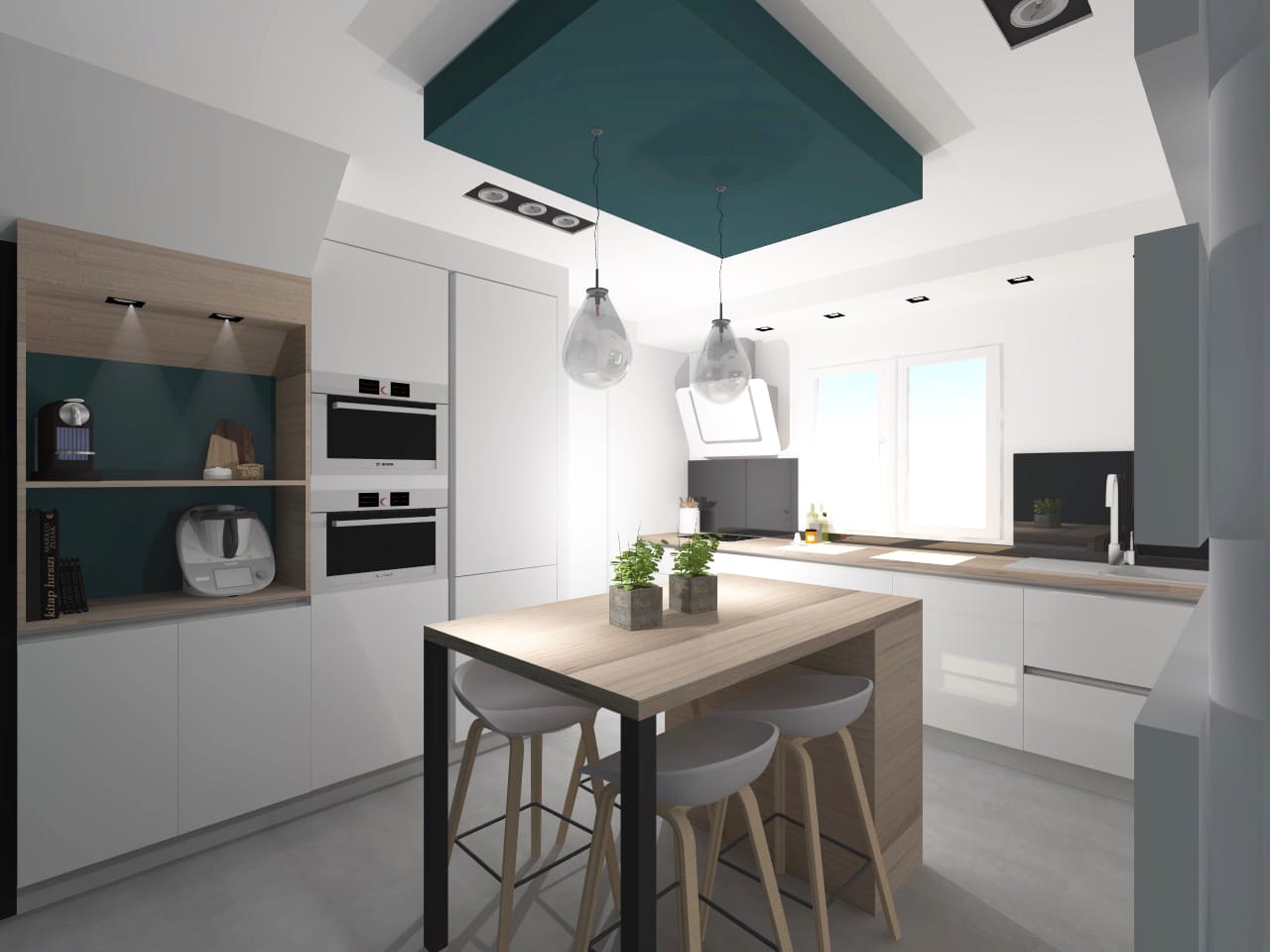 Perspective 3D du projet — À vos assiettes