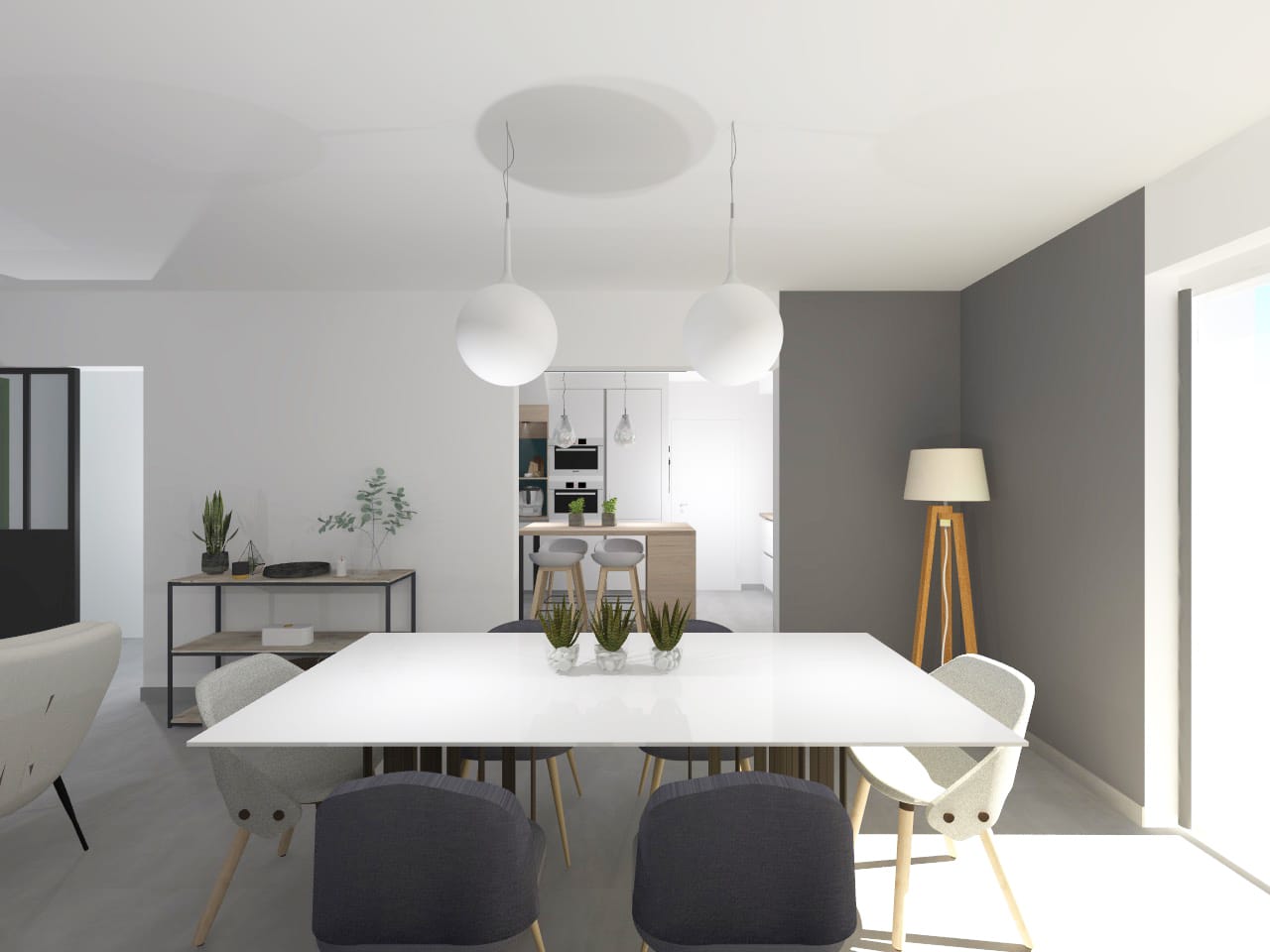 Perspective 3D du projet — À vos assiettes