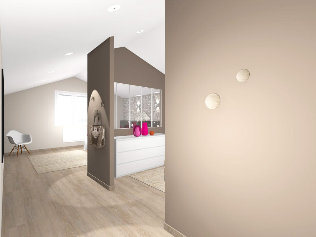 Perspective 3D du projet — Douce nuit