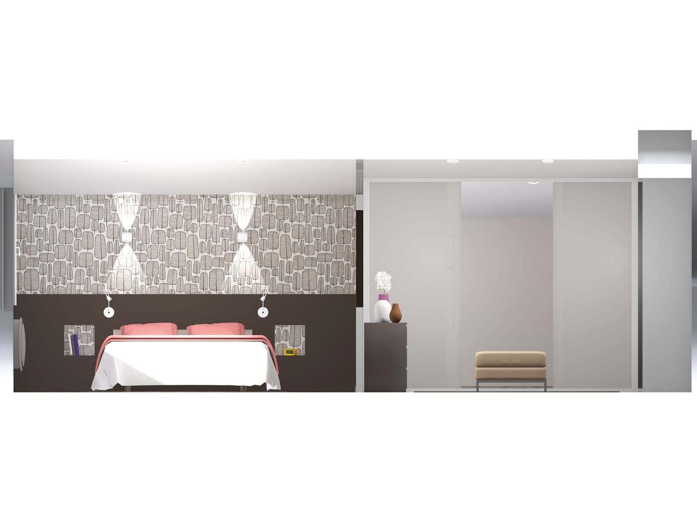 Perspective 3D du projet — Douce nuit