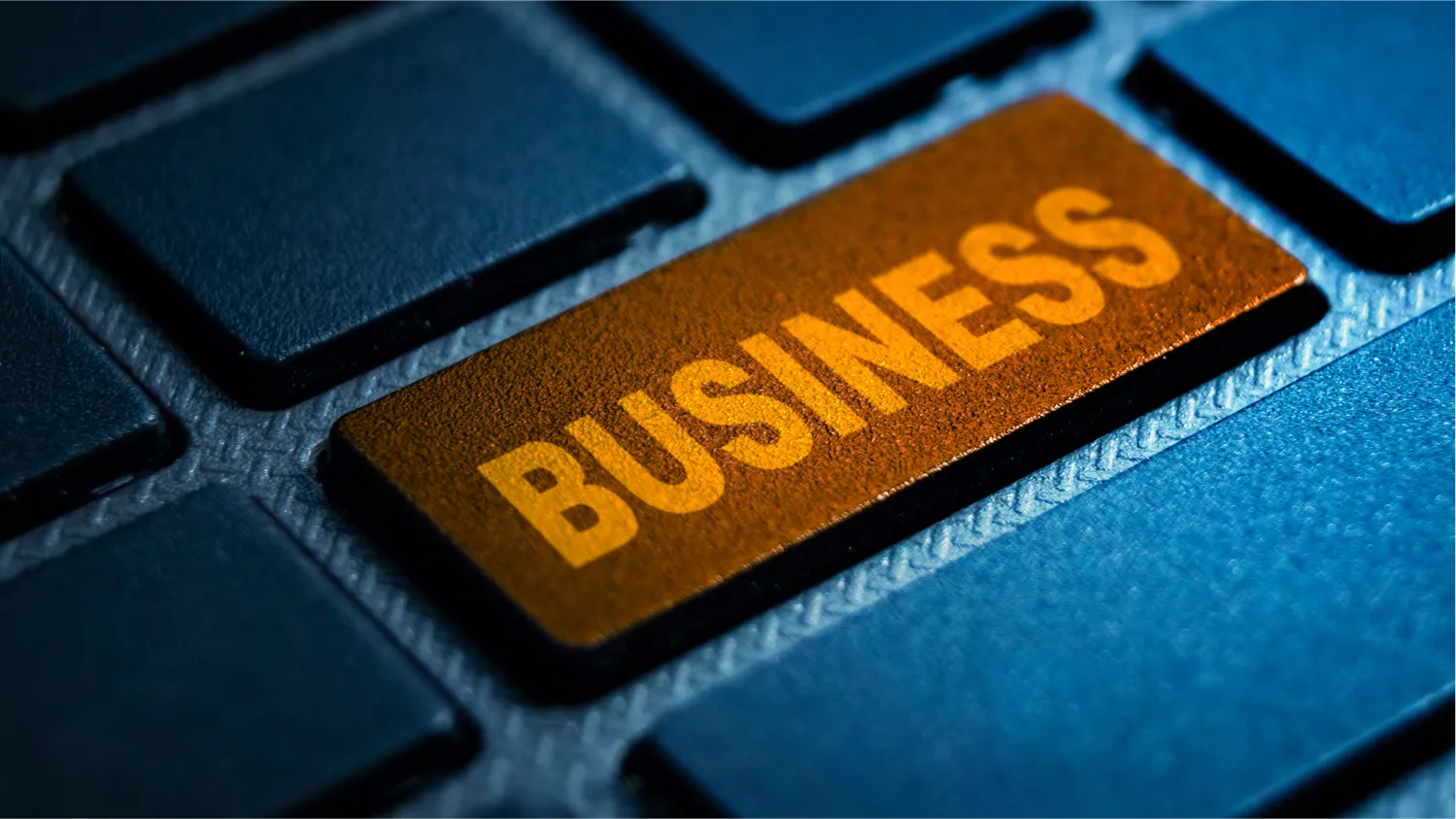 Touche business d'un clavier mise en évidence